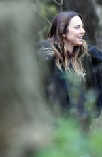 MELANIE CHICSOLM and Chris Dingwall Enjoying a Christmas Day Stroll in London 12/25/2024
