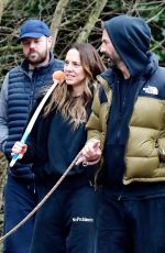 MELANIE CHICSOLM and Chris Dingwall Enjoying a Christmas Day Stroll in London 12/25/2024