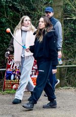 MELANIE CHICSOLM and Chris Dingwall Enjoying a Christmas Day Stroll in London 12/25/2024