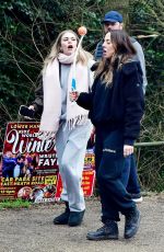 MELANIE CHICSOLM and Chris Dingwall Enjoying a Christmas Day Stroll in London 12/25/2024