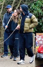 MELANIE CHICSOLM and Chris Dingwall Enjoying a Christmas Day Stroll in London 12/25/2024