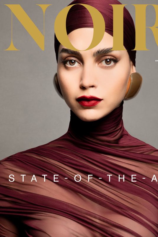 MELISSA BARRERA for Noir Magazine. December 2024
