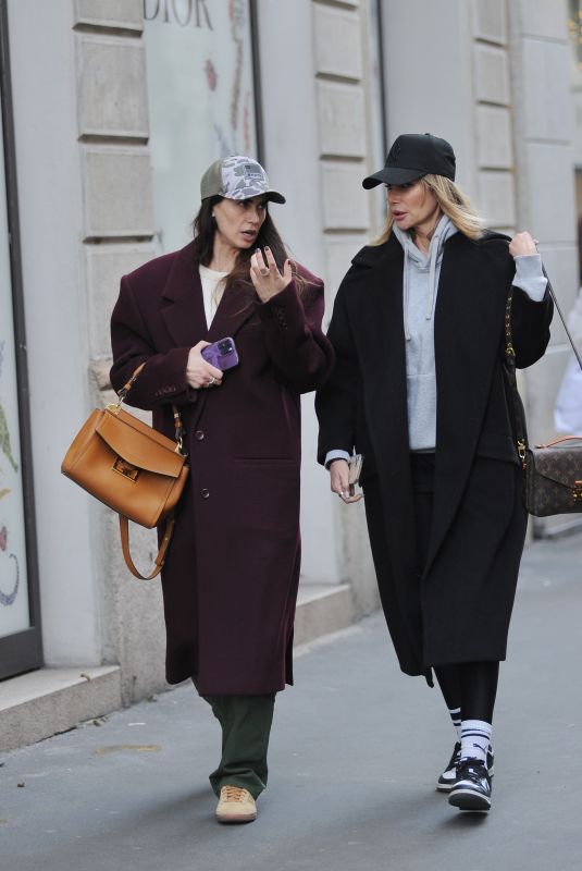 MELISSA SATTA and SIMONA SALVEMINI Out and About in Milan 12/11/2024