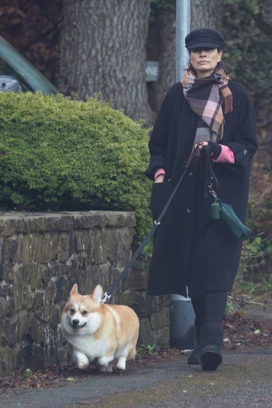 MELNIE SYKES Out with Her Dog in Leeds 12/05/2024