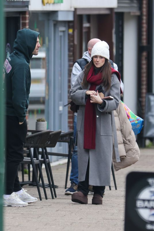 MICHELLE KEEGAN Out for Breakfast at Fred & Dougs in Epping Essex 12/28/2024