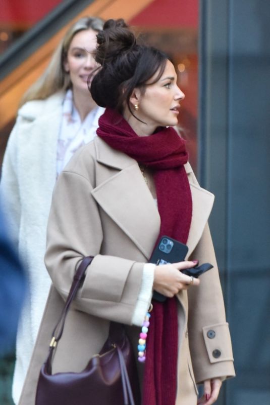 MICHELLE KEEGAN Out With Her Husband Mark Wright in London 12/18/2024