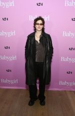 MIKAELA at Babygirl Screening in New York 12/16/2024