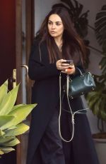 MILA KUNIS Leaves a Restaurant in West Hollywood 12/12/2024