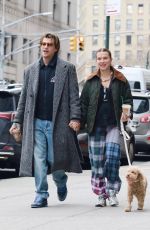 MILLIE BOBBY BROWN and Jake Bongiovi Out with Their Dog in New York 12/20/2024