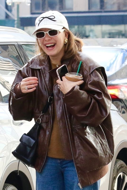 MILLIE BOBBY BROWN Out for Morning Coffee in New York 12/23/2024