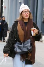 MILLIE BOBBY BROWN Out with Her Dog Winnie in New York 12/16/2024