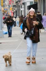 MILLIE BOBBY BROWN Out with Her Dog Winnie in New York 12/16/2024