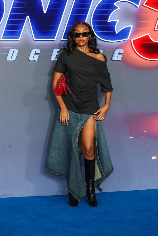 MIMI TAFARA at Sonic The Hedgehog 3 Premiere at Cineworld Leicester Square in London 12/10/20224