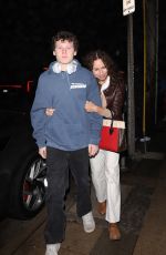 MINNIE DRIVER Out with Her Son for Dinner in Santa Monica 12/20/2024