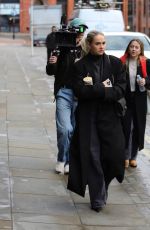 MOLLY MAE HAGUE Filming Scenes for Her New Molly-Mae; Behind It All in Manchester City 12/18/2024