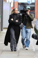 MOLLY MAE HAGUE Filming Scenes for Her New Molly-Mae; Behind It All in Manchester City 12/18/2024