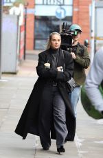 MOLLY MAE HAGUE Filming Scenes for Her New Molly-Mae; Behind It All in Manchester City 12/18/2024