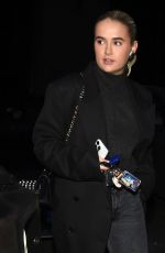 MOLLY MAE HAGUE Leaves Her Documentary Molly-Mae: Behind It All Set at Dakota Hotel in Manchester 12/18/2024