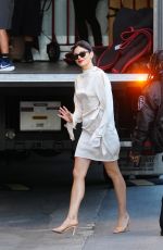MONICA BARBARO Arrives at Jimmy Kimmel Live! in Hollywood 12/10/2024