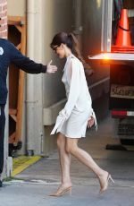 MONICA BARBARO Arrives at Jimmy Kimmel Live! in Hollywood 12/10/2024