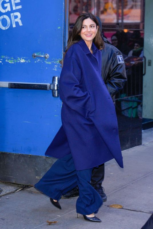 MONICA BARBARO Leaves Today Show in New York 12/12/2024