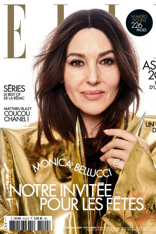 MONICA BELLUCCI in Elle Magazine France, December 2024