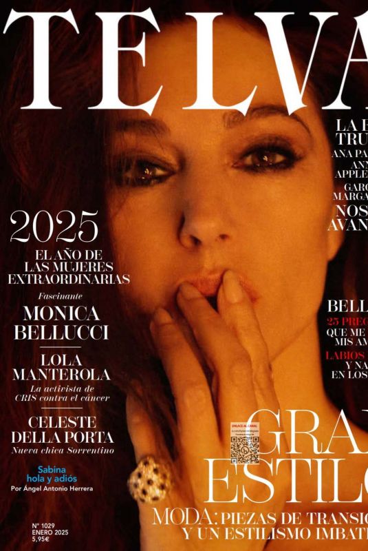 MONICA BELLUCCI in Telva Spain, January 2025