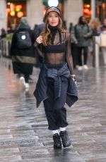 MYLEENE KLASS Arrives at Smooth Radio in London 12/21/2024