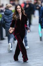 MYLEENE KLASS Stepping Out at Smooth Radio in London 11/30/2024