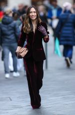 MYLEENE KLASS Stepping Out at Smooth Radio in London 11/30/2024