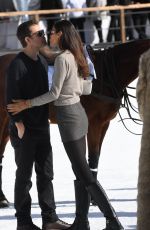 NATALIE KUCKENBURG and Paul Wesley Share a Kiss in Aspen 12/19/2024