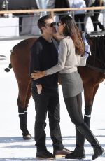 NATALIE KUCKENBURG and Paul Wesley Share a Kiss in Aspen 12/19/2024