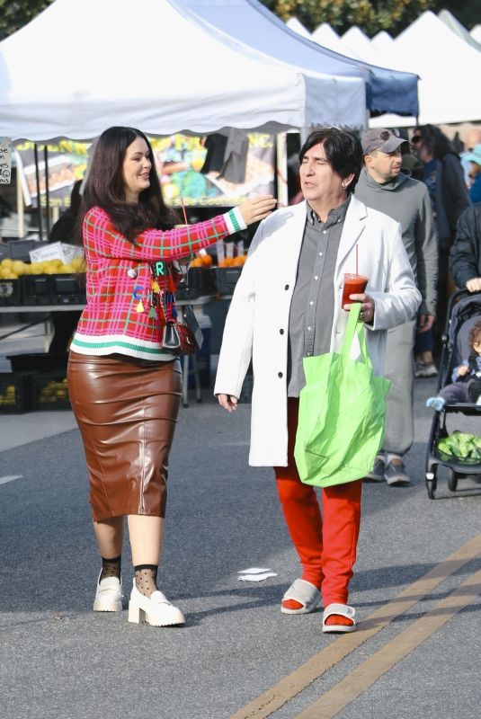 NATASHA and Martin BLASICK Out at Studio City Farmers Market in Los Angeles 12/08/2024