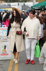 NATASHA and Martin BLASICK Out Shopping at Farmer