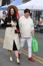 NATASHA and Martin BLASICK Out Shopping at Farmer