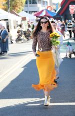 NATASHA and Martin BLASICK Out Shopping at Studio City Farmers Market 12/01/2024