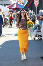 NATASHA and Martin BLASICK Out Shopping at Studio City Farmers Market 12/01/2024