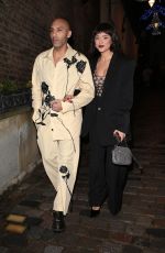 NATHALIE EMMANUEL Arrive at British Vogue Forces for Change 2024 Party at Soho Mews House in London 12/01/2024
