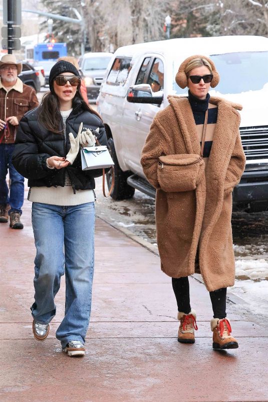 NICKY HILTON and FARRAH ALDJIFRIE Out Shopping and Drinks at Kemo Sabe 12/27/2024