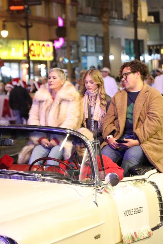 NICOLE EGGERT at Hollywood Christmas Parade in Los Angeles 12/01/2024
