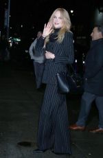 NICOLE KIDMAN Arrives at Late Show with Stephen Colbert in New York City 12/16/2024