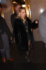 NICOLE RICHIE Leaves NBC Studios in New York 12/09/2024
