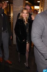 NICOLE RICHIE Leaves NBC Studios in New York 12/09/2024