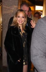 NICOLE RICHIE Leaves NBC Studios in New York 12/09/2024