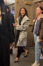 NICOLE SCHERZINGER Leaves St. James Theatre in New York 12/30/2024