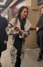 NICOLE SCHERZINGER Leaves St. James Theatre in New York 12/30/2024