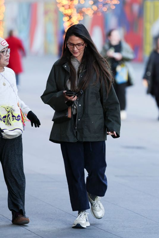 OLIVIA MUNN Out at Hudson Yards in New York 12/17/2024