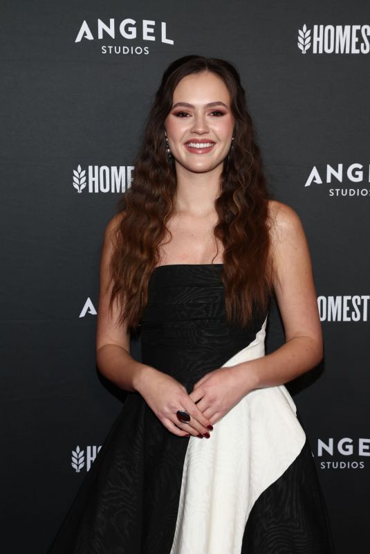 OLIVIA SANABIA at Homestead Premiere in Los Angeles 12/10/2024