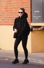 OLIVIA WILDE Leaves Tracy Anderson Gym in Studio City 12/16/2024