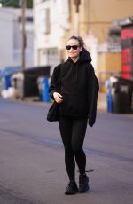 OLIVIA WILDE Leaves Tracy Anderson Gym in Studio City 12/16/2024